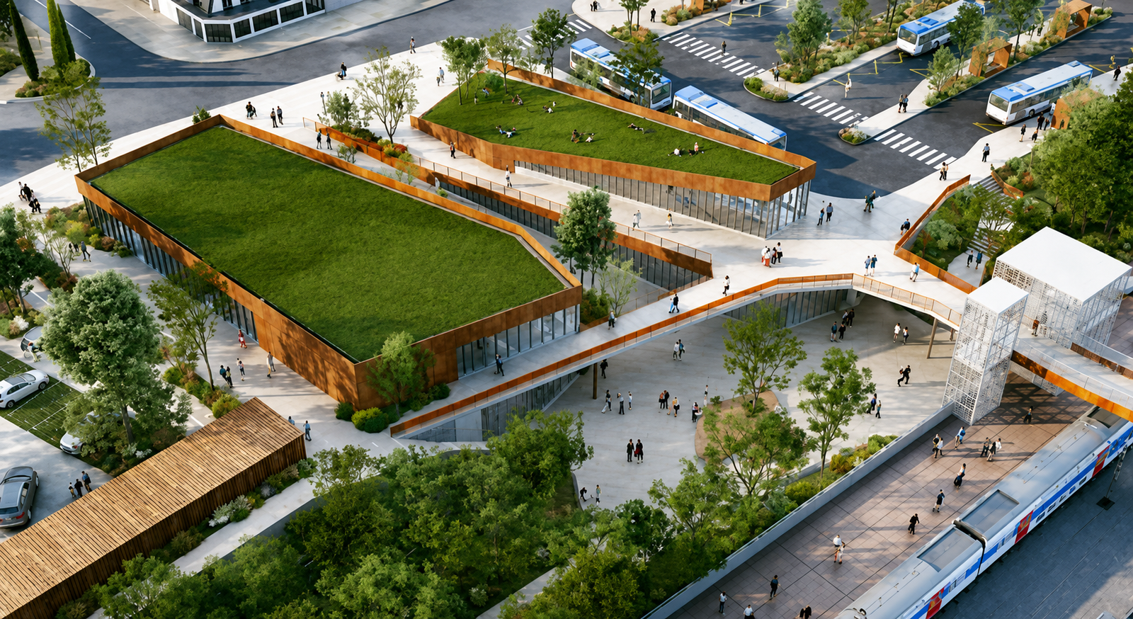 Réhabilitation de la gare de Sainte Geneviève