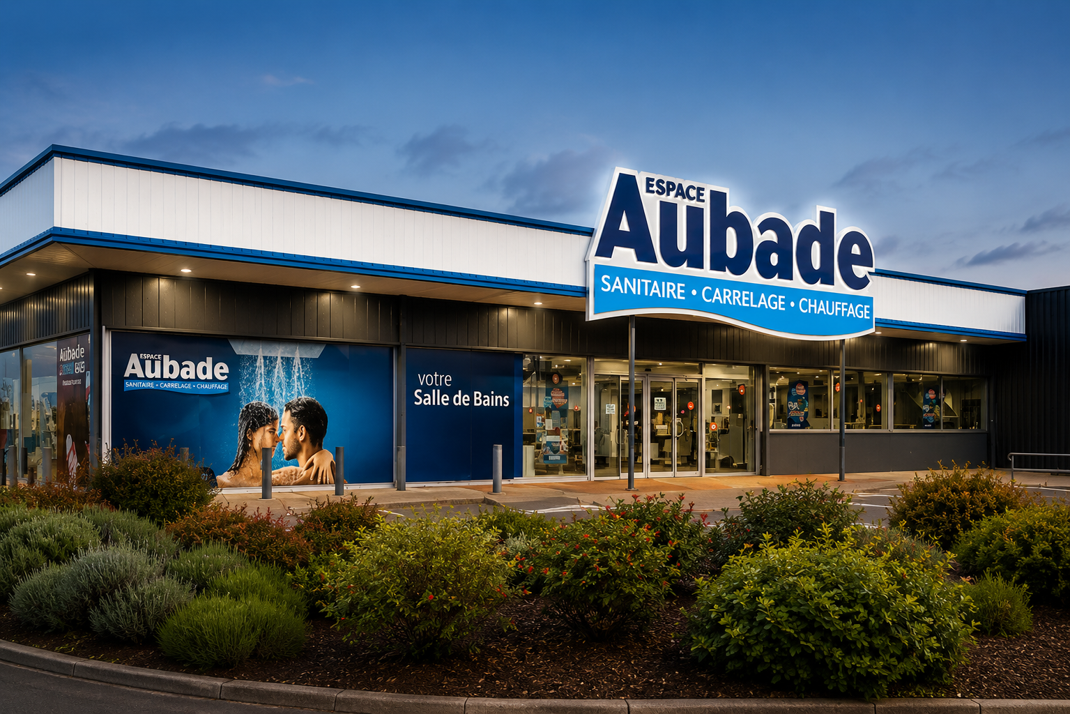 Construction d&rsquo;un stockage et d&rsquo;un espace de vente